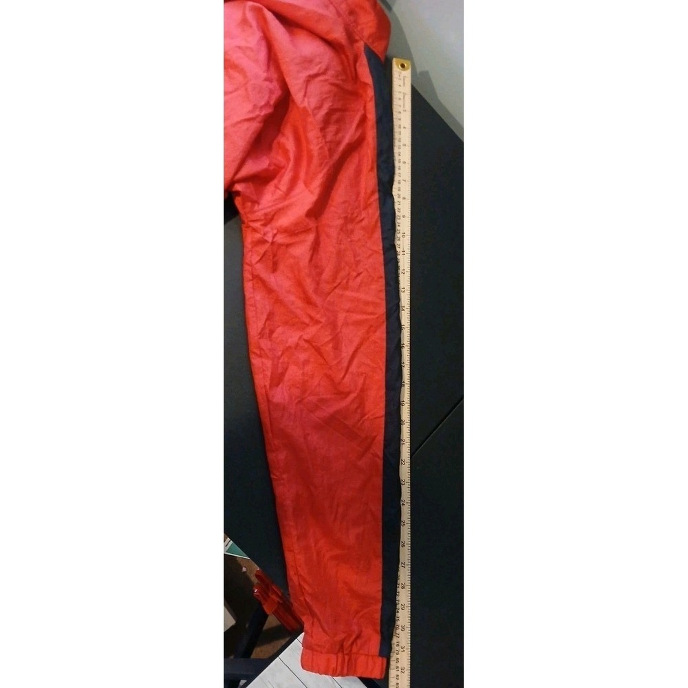 Champion Mens Small Red Black Windbreaker 90s Track Jacket Streetwear NWT - Picture 10 of 14